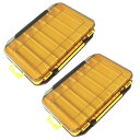 Tochi Wish 両面 ルアーケース リバーシブル 収納 ボックス 洗える 大容量 釣具 タックル ボックス 2個 セット