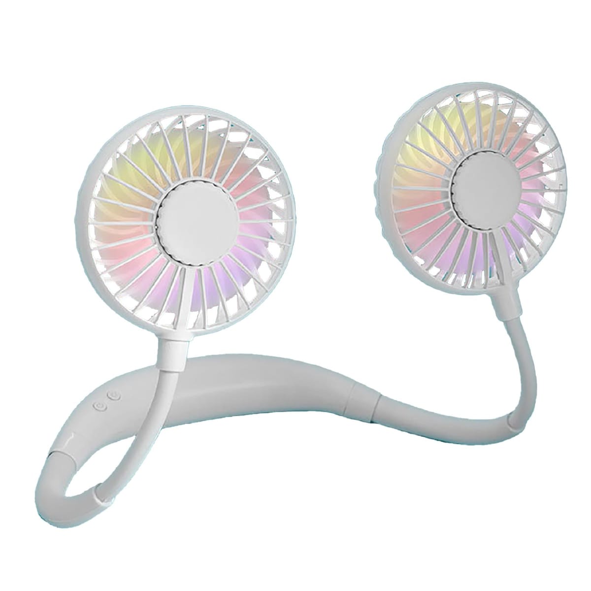 CAWKAY ハンズフリー 首掛け扇風機 ポータブル ネッククーラー 扇風機 USB充電式 熱中症対策 通勤通学 オフィス 花火大会 旅行