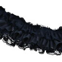 シフォンレース フリル 長さ 2m 4m 手芸用品 DIY 衣装 パーティー装飾 ウェディング クラフト 飾り 素材 ハンドメイド用