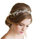 【お買い物マラソン限定!最大5%OFF対象】 【クローブキューブ】ブライダルヘアアクセサリー パールビジュー 髪飾り 金色 結婚式 パーティー 演奏会 発表会用