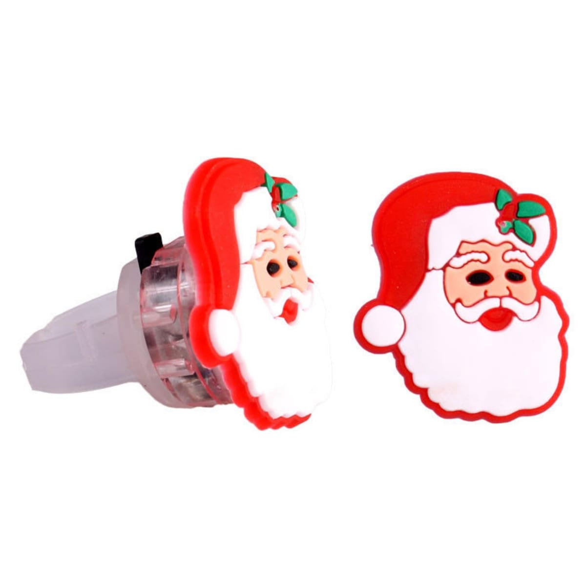 【お買い物マラソン限定！最大5%OFF対象】 [CAWKAY] 光る指輪 50個セット クリスマス ハロウィン プレゼント サンタ おもちゃ 記念日 子供 大人 グッズ 飾り 装飾 ランダム