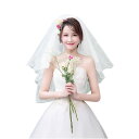 ウエディングベール パーティー 結婚式 ヘッドドレス ウエディングドレス ヴェール 結婚式用 教会挙式 披露宴 髪飾り 前撮り 撮影 花嫁