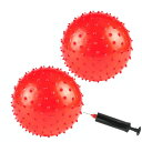 【お買い物マラソン限定!最大5%OFF対象】 COZENTA バランスボール ピラティスボール ヨガボール 突起 ミニ 2個セット 空気入れ付き