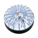 【本日限定!最大5%OFF対象】 Meliore 汎用 カーシャンデリア レインボー 12V ルーム ライト ランプ LED 7色に輝く 12V 室内灯 内装 照明 車 カラフル グラデーション カスタム ドレスアップ デコトラ