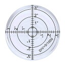 【お買い物マラソン限定!最大5%OFF対象】 r_planning 水平器 アナログ 水準器 傾斜 測定 丸型 ホワイト