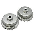 UMikke 社外 トヨタ カップ型 オイルフィルターレンチ 64.5mm 14角 大サイズ 差込 3/8 オイルフィルター ろ紙交換 オイル交換