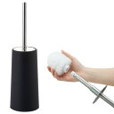 【お買い物マラソン限定!最大5%OFF対象】 Crystal craft トイレブラシ ケース付き スリム コンパクト トイレ掃除 水はね防止 おしゃれ