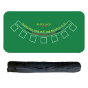 【お買い物マラソン限定!最大5%OFF対象】 SALUDABLE ブラックジャック マット カジノ テーブル 120cm 60cm 収納ケース付き