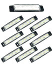 【お買い物マラソン限定!最大5%OFF対象】 HTharros LED サイドマーカー ランプ 12V 24V 兼用 赤 6連 防塵 防水 トラック トレーラー...