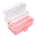 【お買い物マラソン限定!最大5%OFF対象】 RYOHIN Lab.(良品ラボ) ツールボックス 工具箱 3段 大容量 収納ボックス 折り畳み 多機能 小物入れ 裁縫道具 取手付き 1個