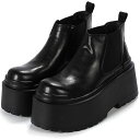 キッソス(KISSOS) メンズ ショートブーツ 厚底 ダービーブーツ スタイリッシュ カジュアル シークレットシューズ 8cm お洒落 シンプル