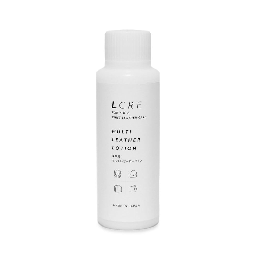 【お買い物マラソン限定！最大5%OFF対象】 [LCRE] 保革用マルチレザーローション 100ml 日本製 メンテナンス 手入れ 補修 簡単 初心者 革靴 革製家具 レザーバック レザージャケット 皮革製品の見た目をより良く長持ち