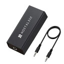 NOSTALSIC ノイズフィルター(グランドループアイソレーター)3.5mm AUX対応|ノイズ除去・双方向対応・電源不要・軽量コンパクト|PC スピーカー カーオーディオ Bluetooth機器等