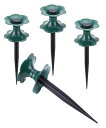 【お買い物マラソン限定!最大5%OFF対象】 S.fields.inc ホースガイドスパイク ローラー ガーデニング 杭4本入り 水撒き 散水ホース
