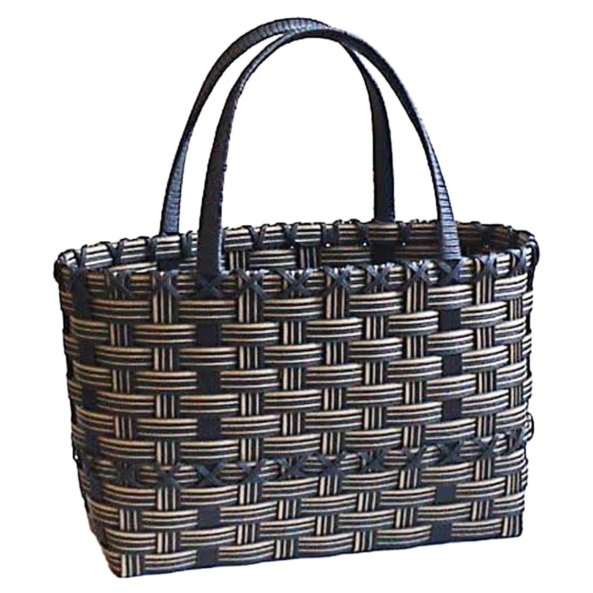 WrapFun ppバンド 手芸用 手作りキット(バック) 紙バンド クラフトバンド 黒 初心者向け【説明書付き】
