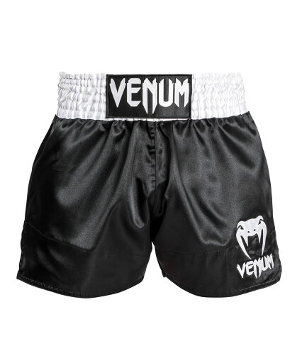 ムエタイトランクス MUAY THAI SHORTS CLASSIC //ヴェナム ベナム キックパンツ ボクシング トランクス スポーツウェア トレーニング 格闘技 (ブラック×ホワイト×ホワイト, Medium) ムエタイトランクス MUAY THAI SHORTS CLASSIC //ヴェナム ベナム キックパンツ ボクシング トランクス スポーツウェア トレーニング 格闘技 (ブラック×ホワイト×ホワイト, Medium)