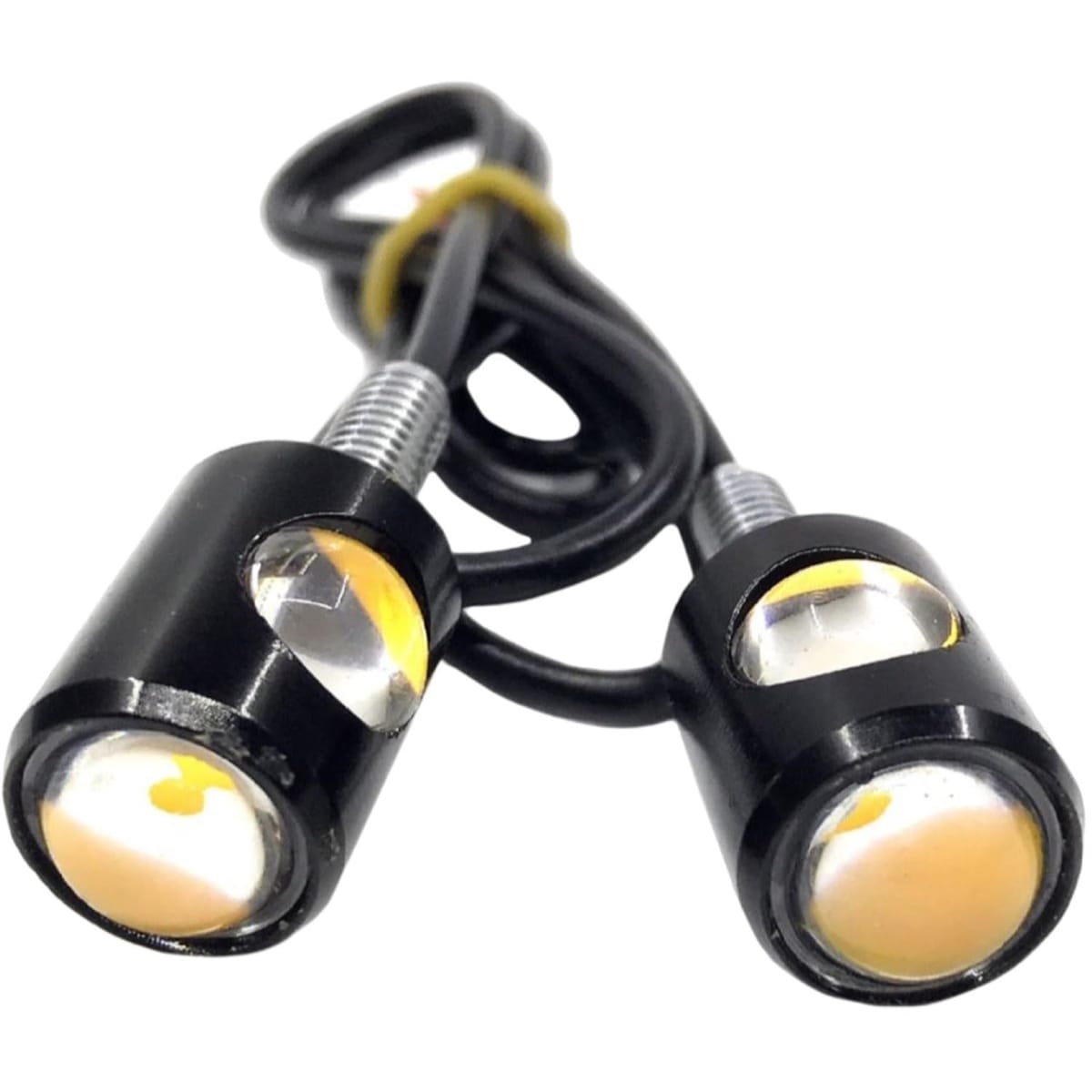 FJmark バイク ウインカー LED 小さい 12V 汎用 極小 ミニ 小型 ナノ フロント リア 高輝度 明るい ウィンカー 2個セット 4個セット