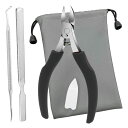 皮膚科医監修 TAKES 爪切り ニッパー 巻き爪 足用 リニューアル 巻き爪用爪切り 爪やすり ゾンデ (黒)