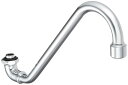 【本日限定!最大5%OFF対象】 SANEI(サンエイ) 泡沫上向自在パイプ 水はね防止 高さ130mmアップ