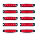 【お買い物マラソン限定!最大5%OFF対象】 Archnote サイドマーカー led 12v 24v 兼用 6連 マーカーランプ トラック マーカー ダウンラ...