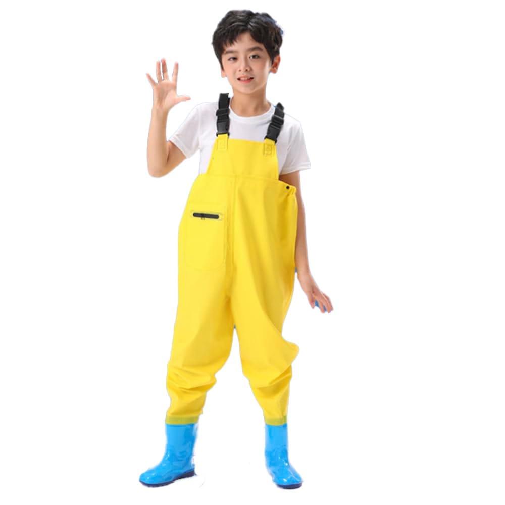 【本日限定！最大5%OFF対象】 FUPUONE ウェーダー 子供 子供用ウェーダー 防水 胸付き 釣り 川遊び