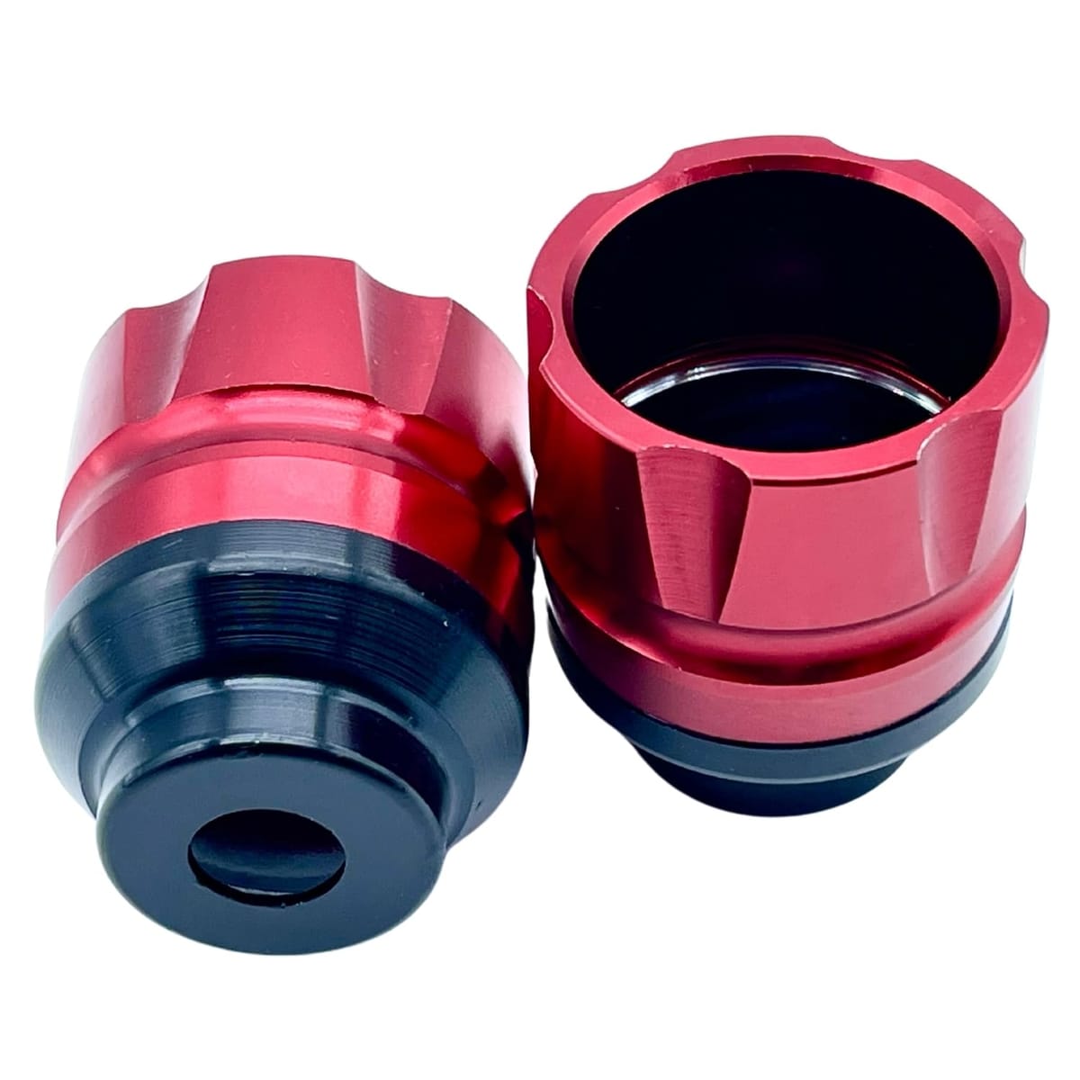 shymie アクスル スライダー バイク 汎用 プロテクター フロント 原付 diy ガード パーツ エンジン アルミ 穴径約12mm 左右セット 交換