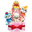 KanonBabys おむつケーキ 女の子 出産祝い 赤ちゃん 誕生日 ベビーシャワー ギフト 3段 Sサイズ Mサイズ anp4111