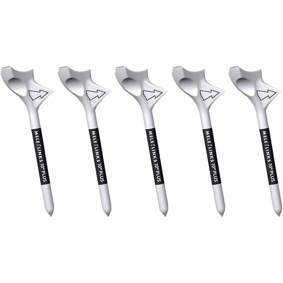 【本日限定！最大5%OFF対象】 FJmark ゴルフティー ロングティー 狙った所に打てる 10度 傾斜 ティー 5本セット プラスティック 初心者 折れにくい 長寿命