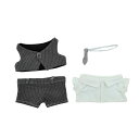 【お買い物マラソン限定!最大5%OFF対象】 COZENTA 人形 ぬいぐるみ 服 ぬい服 シャツ ズボン ベスト ネクタイ セット かわいい 20cm