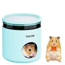 【お買い物マラソン限定!最大5%OFF対象】 merrytime ハムスターハウス ハムスターゲージ ミニカイロで温かい 温もり 保温性 熱保持 保冷材でひんやり デグー チンチラ モルモット ハムスター ハリネズミ 隠れ家 ホワイト