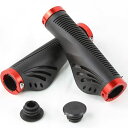 【本日限定!最大5%OFF対象】 LEXOR 通気性 ハンドルバー グリップ アルミ キャップ 自転車 MTB マウンテンバイク クロスバイク エルゴグリップ ...