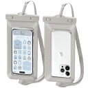 【お買い物マラソン限定!最大5%OFF対象】 FUPUONE 防水スマホケース 首掛け 透明