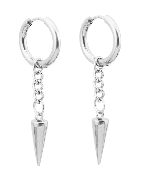 [AREUM] イヤリング ピアス穴不要 リングピアス 金属アレルギー対応 ステンレス 両耳 アクセサリー メンズ レディース イヤークリップ