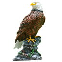 【本日限定!最大5%OFF対象】 Quikaboo 鷲 ワシ 置物 オブジェ 庭の装飾 カラス 防鳥 害鳥 鳥よけ 野鳥 ハト スズメ 鳥 対策