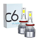micoi h11 led フォグランプ ledキャンドル プリウス nbox エルグランド e52 h8 h16 12v 24v 9600ルーメン 2個