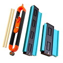 SALUDABLE 型取りゲージ 輪郭ゲージ 自在定規 曲線定規 DIY 工具 床 高精度 セット