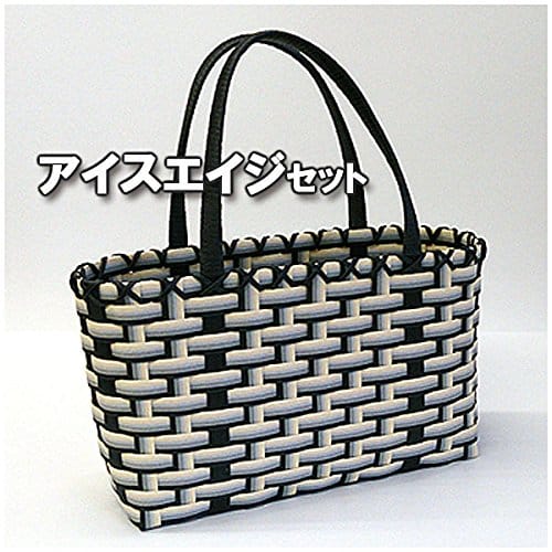 WrapFun 紙バンド手芸用ホビーテープ トライアルキット グラデーションバッグキット(少し大きめお買い物バッグ) アイスエージセット WrapFun 紙バンド手芸用ホビーテープ トライアルキット グラデーションバッグキット(少し大きめお買い物バッグ) アイスエージセット