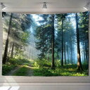 【本日限定!最大5%OFF対象】 NOELAMOUR タペストリー 森 木 自然風景 大判 壁掛け 風景画 森の光 アート おしゃれ