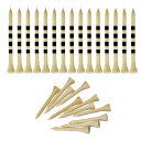 sac taske ゴルフティー ゴルフ ピン 目盛付き ティー 高さ調節 竹製 ロング & ショート(4)