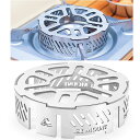merrytime シングル バーナー リング 風防 軽量 収納 ST-310 ST-330 ST-340 汎用品 五徳 キャンプ 多種類 ソロ アウトドア