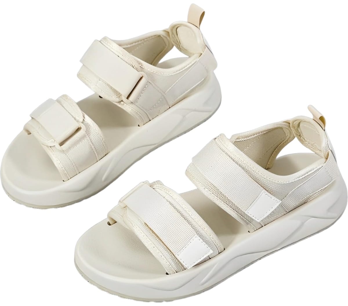 [emptio] [エンプティオ] スポーツ サンダル 厚底 ゴシック ビーサン ベルクロストラップ ビーチ モダン 可愛い レディース