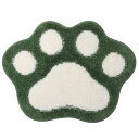 【本日限定!最大5%OFF対象】 ISEFUJI 玄関マット バス 足ふき お風呂 肉球 猫足 ネコ 猫 吸水速乾 洗える マイクロファイバー 厚手 かわいい