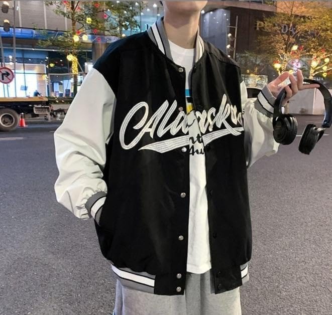 【お買い物マラソン限定！最大5%OFF対象】 [emptio] [エンプティオ] フードなし 刺繍 スカジャン 長袖 スタジャン メンズ ジャケット アウター 薄手 アウトドア