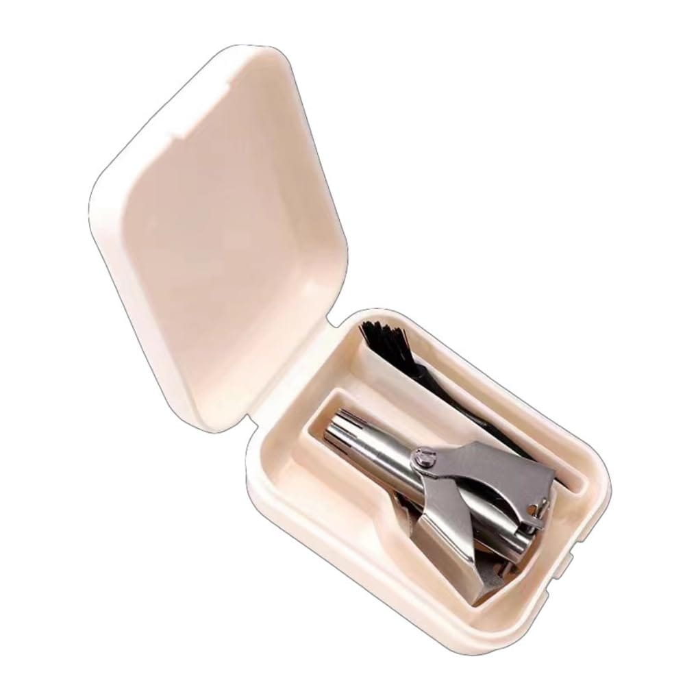ideamall 鼻毛カッター 手動 エチケットカッター レディース メンズ ハサミ 鼻毛処理 ステンレス