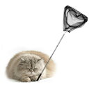 TOMMYFIELD 猫 捕獲器 折りたたみ式 伸縮自在 捕獲網 三角ネット 魚釣り ステンレス 網(4)