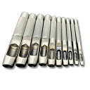 【本日限定!最大5%OFF対象】 JYFACTORY レザークラフト 穴あけ ポンチ 革抜き 穴 diyポンチセット ウインドポンチ 革工具セット ハトメ 抜き...
