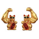 Famimueno 開運 招福 招き猫 置物 金運祈願 手のひらサイズ 開店祝い 新築祝い プレゼント(3)