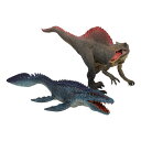 UTST 恐竜 おもちゃ 古代生物 フィギュア 肉食恐竜 海 人形