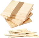 IMPACTオンライン 工作用 木の棒 木製 ウッド スティック クラフトスティック 500本 DIY