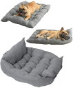 ふっかふか ペットベッド 犬 洗える 犬用ベッド クッション 3way 可愛い ベッド オールシーズン 便利 あごのせ枕 小型犬 中型犬 ふわふわ 通年